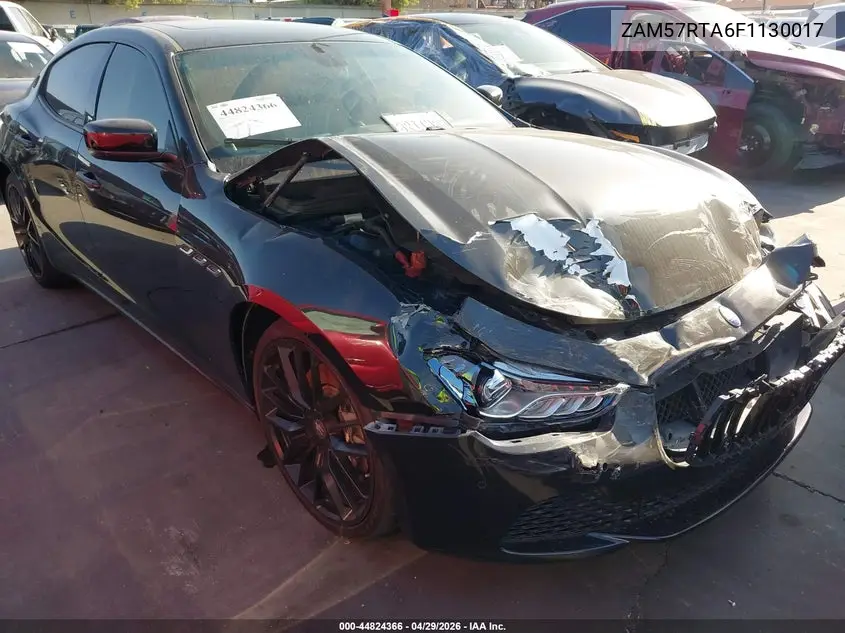 2015 Maserati Ghibli S Q4 VIN: ZAM57RTA6F1130017 Lot: 44824366