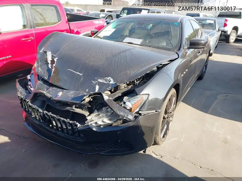 2015 Maserati Ghibli S Q4 VIN: ZAM57RTA6F1130017 Lot: 44824366