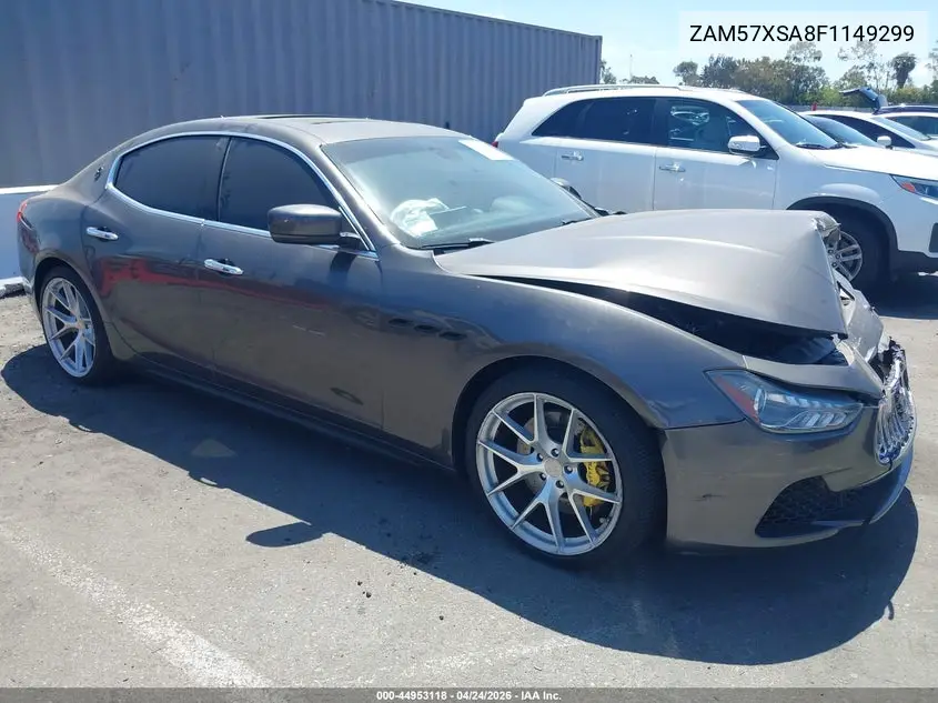 2015 Maserati Ghibli VIN: ZAM57XSA8F1149299 Lot: 44953118