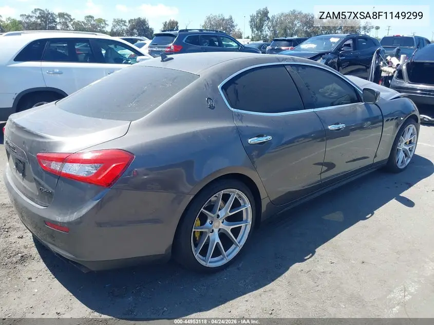2015 Maserati Ghibli VIN: ZAM57XSA8F1149299 Lot: 44953118