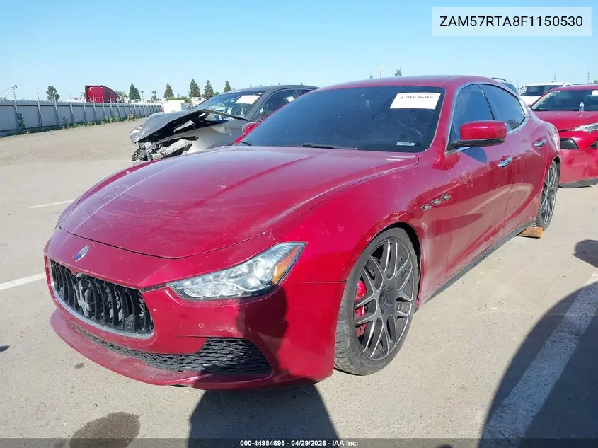 2015 Maserati Ghibli S Q4 VIN: ZAM57RTA8F1150530 Lot: 44984695