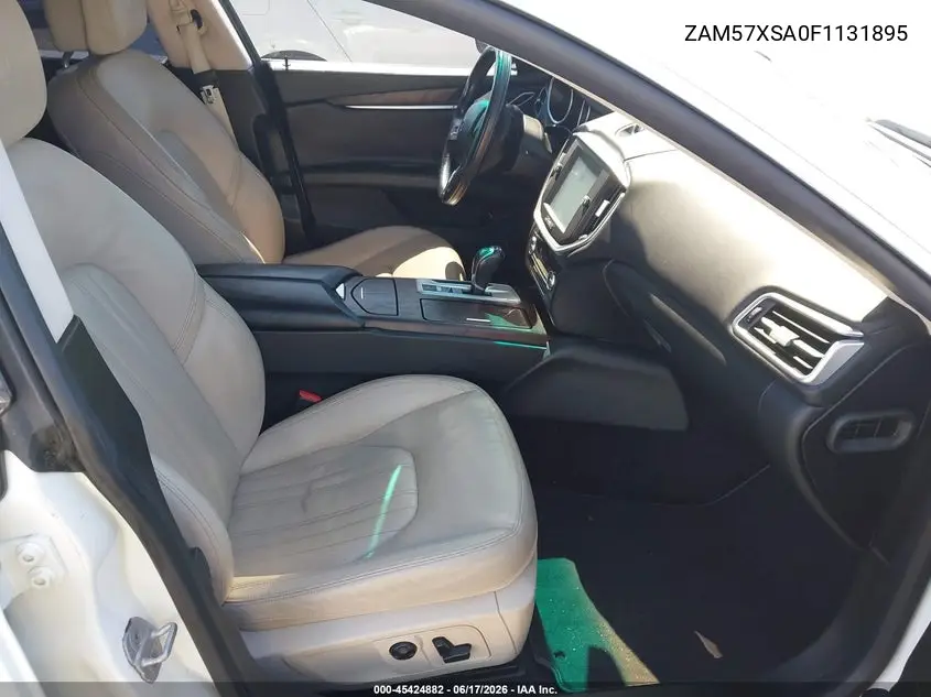 2015 Maserati Ghibli VIN: ZAM57XSA0F1131895 Lot: 45424882