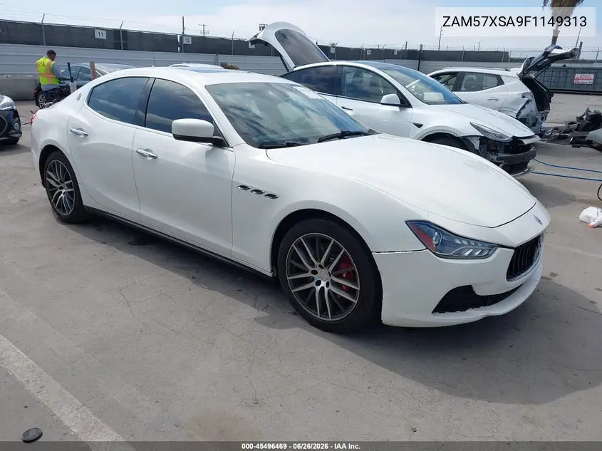 2015 Maserati Ghibli VIN: ZAM57XSA9F1149313 Lot: 45496469