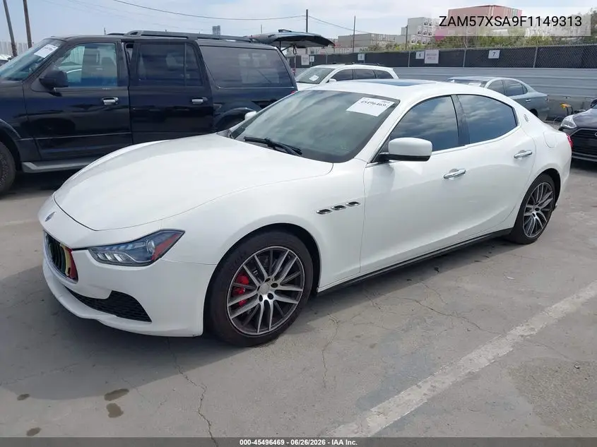 2015 Maserati Ghibli VIN: ZAM57XSA9F1149313 Lot: 45496469