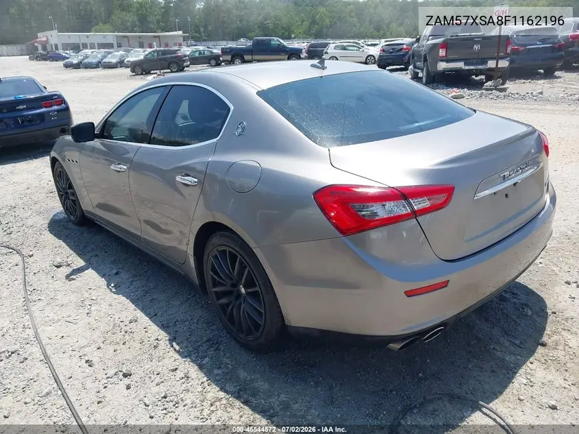 2015 Maserati Ghibli VIN: ZAM57XSA8F1162196 Lot: 45544572