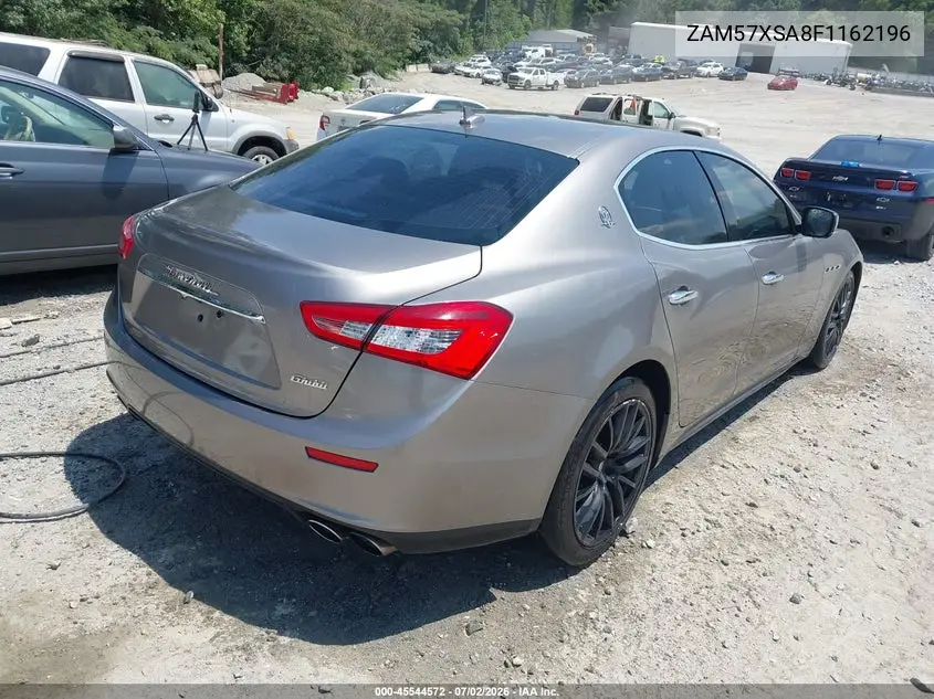 2015 Maserati Ghibli VIN: ZAM57XSA8F1162196 Lot: 45544572
