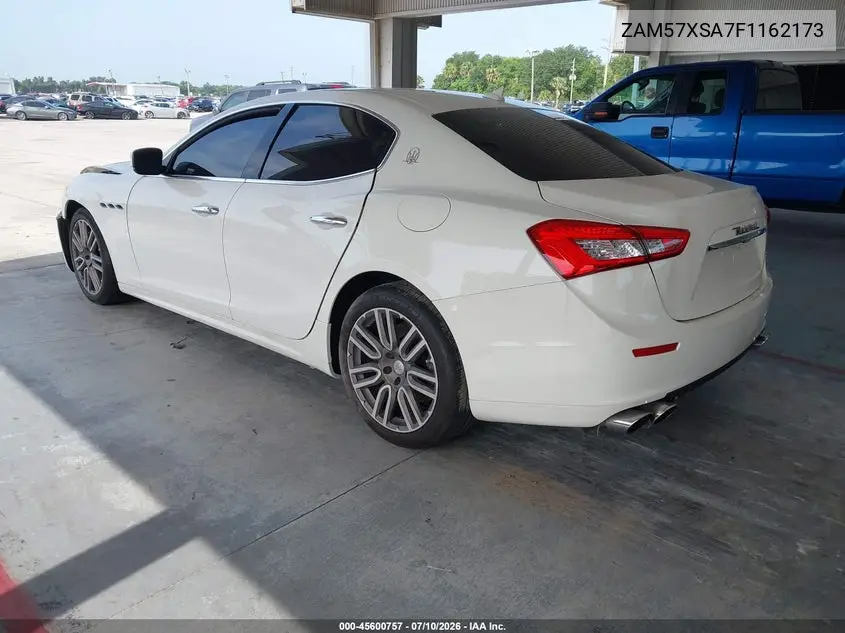 2015 Maserati Ghibli VIN: ZAM57XSA7F1162173 Lot: 45600757