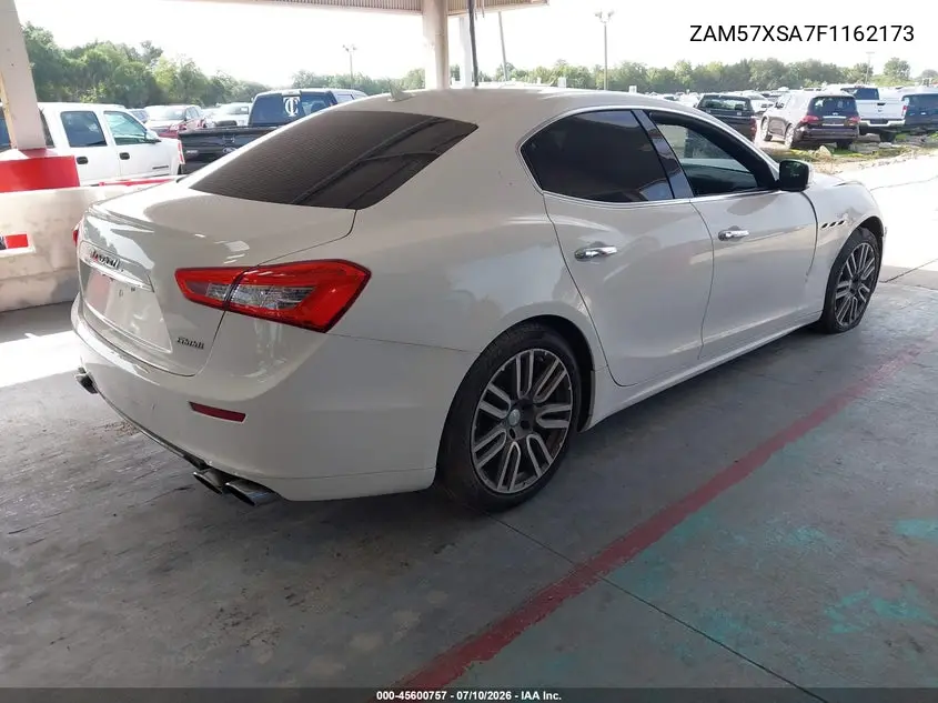 2015 Maserati Ghibli VIN: ZAM57XSA7F1162173 Lot: 45600757