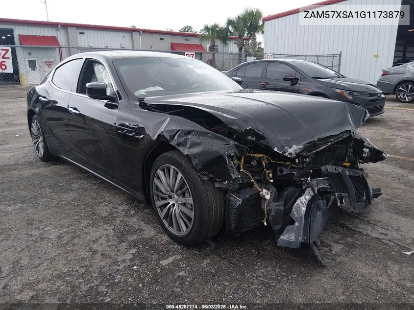 2016 Maserati Ghibli VIN: ZAM57XSA1G1173879 Lot: 45287774
