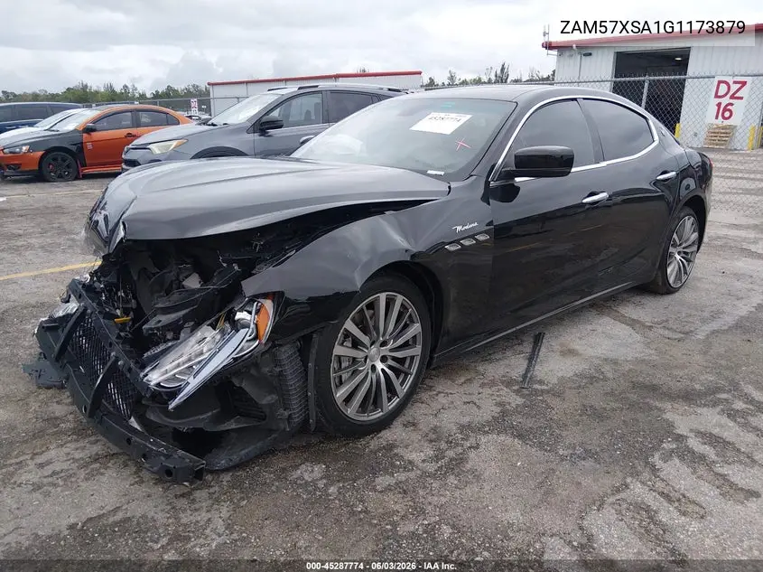 2016 Maserati Ghibli VIN: ZAM57XSA1G1173879 Lot: 45287774