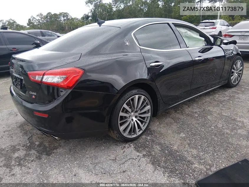 2016 Maserati Ghibli VIN: ZAM57XSA1G1173879 Lot: 45287774