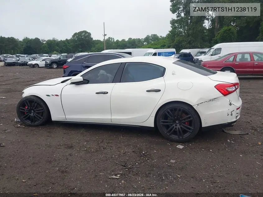 2017 Maserati Ghibli S Q4 VIN: ZAM57RTS1H1238119 Lot: 45377957