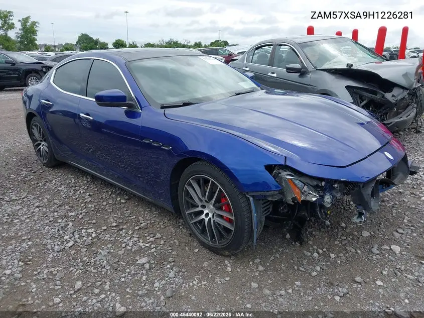 2017 Maserati Ghibli VIN: ZAM57XSA9H1226281 Lot: 45440092