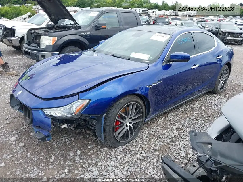 2017 Maserati Ghibli VIN: ZAM57XSA9H1226281 Lot: 45440092