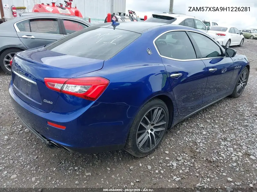 2017 Maserati Ghibli VIN: ZAM57XSA9H1226281 Lot: 45440092