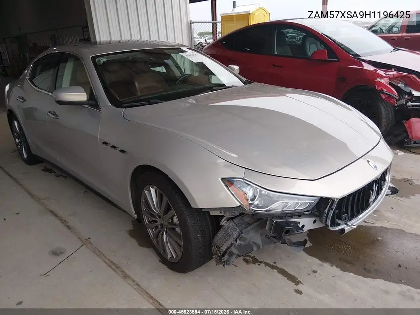 2017 Maserati Ghibli VIN: ZAM57XSA9H1196425 Lot: 45623584