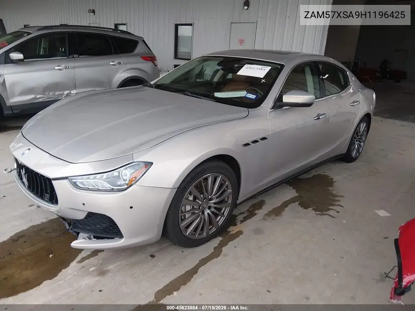 2017 Maserati Ghibli VIN: ZAM57XSA9H1196425 Lot: 45623584