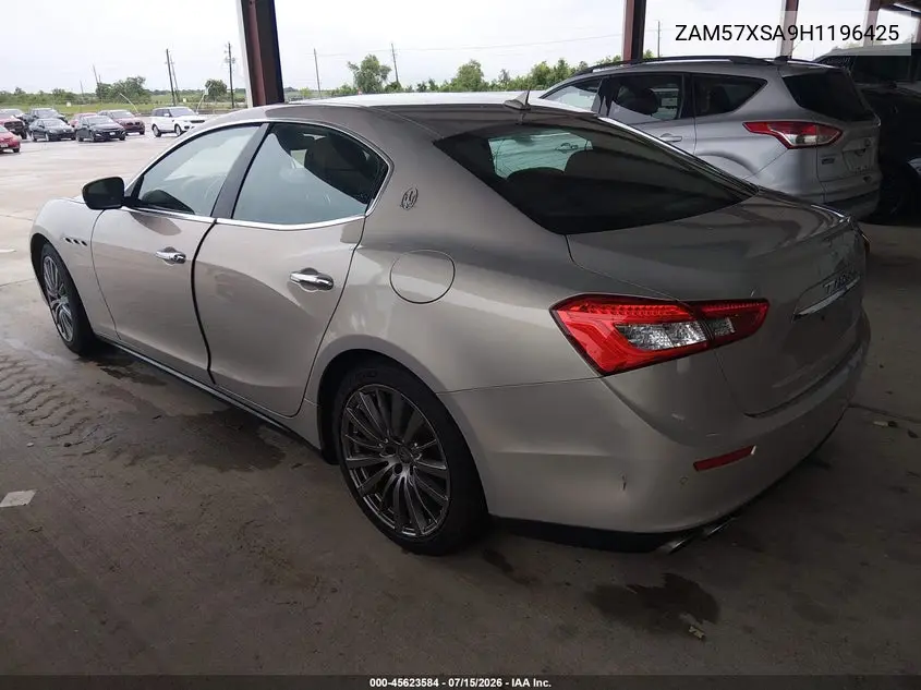 2017 Maserati Ghibli VIN: ZAM57XSA9H1196425 Lot: 45623584