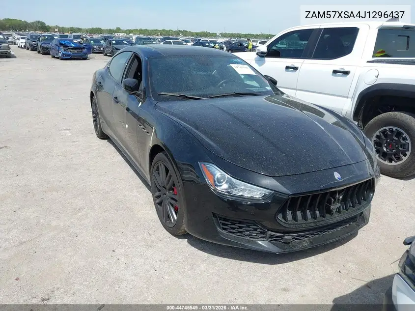 2018 Maserati Ghibli VIN: ZAM57XSA4J1296437 Lot: 44745549
