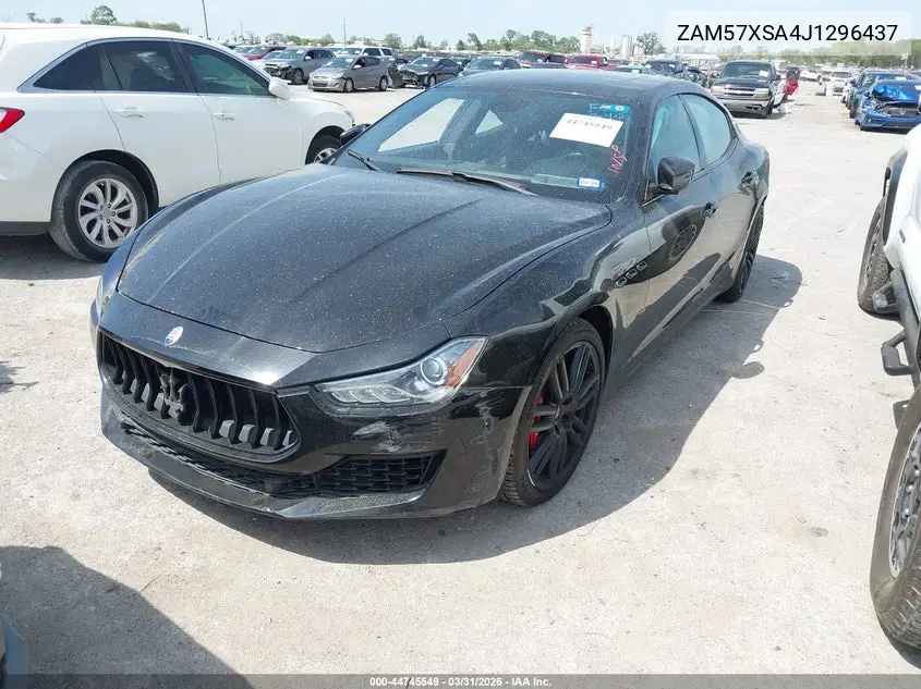 2018 Maserati Ghibli VIN: ZAM57XSA4J1296437 Lot: 44745549