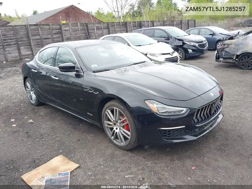2018 Maserati Ghibli S Q4 Granlusso VIN: ZAM57YTL5J1285257 Lot: 45032214