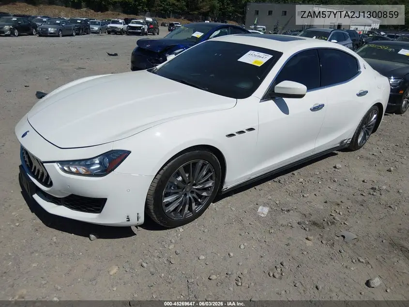 2018 Maserati Ghibli S Q4 VIN: ZAM57YTA2J1300859 Lot: 45269647