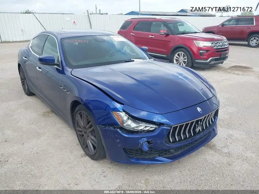 2018 Maserati Ghibli S Q4 VIN: ZAM57YTA4J1271672 Lot: 45278819