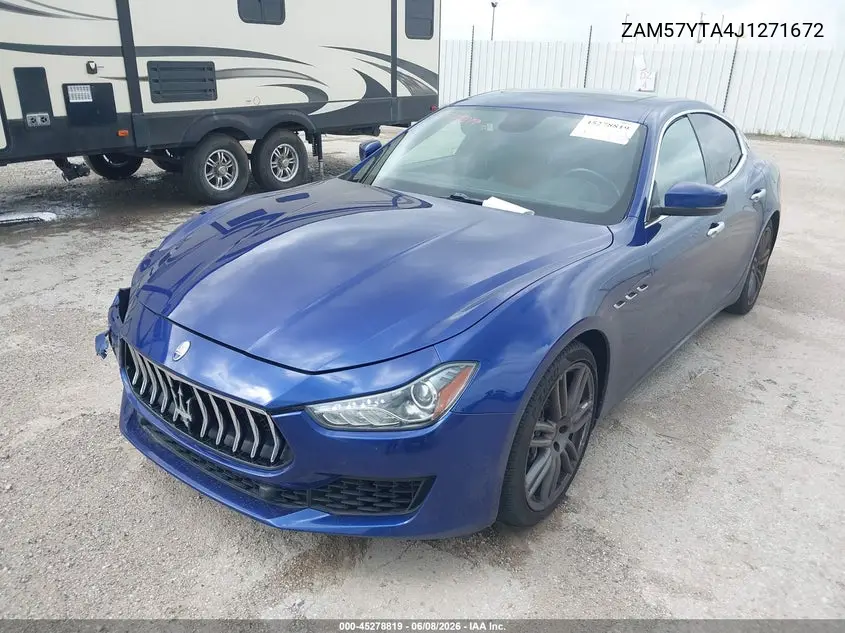 2018 Maserati Ghibli S Q4 VIN: ZAM57YTA4J1271672 Lot: 45278819