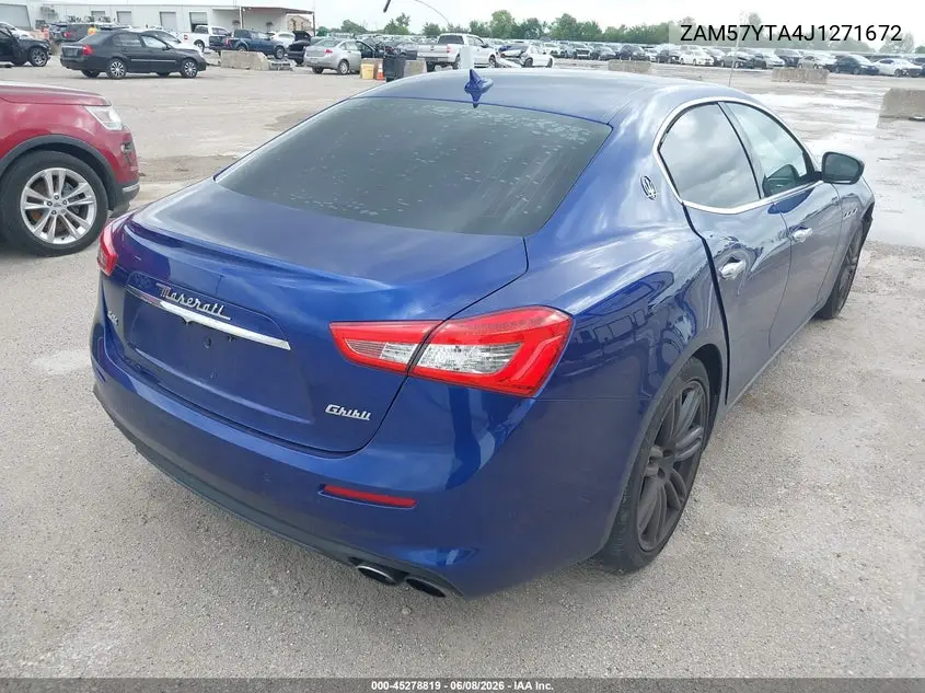 2018 Maserati Ghibli S Q4 VIN: ZAM57YTA4J1271672 Lot: 45278819