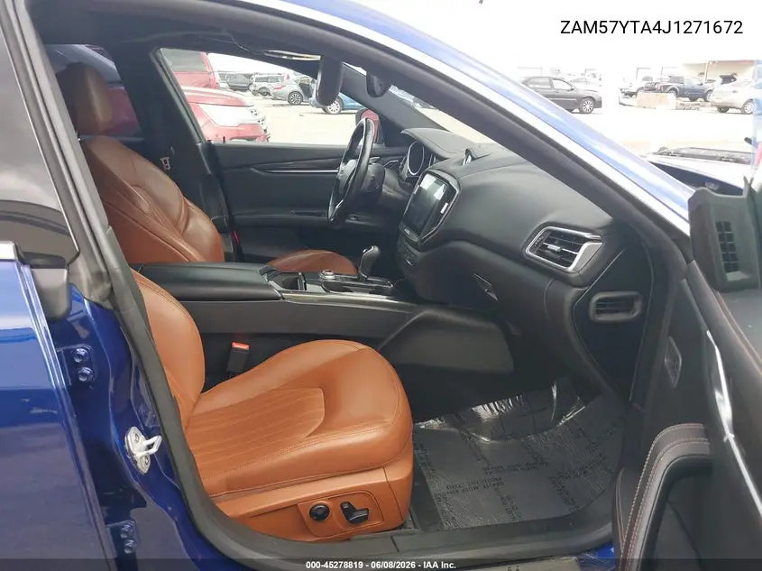 2018 Maserati Ghibli S Q4 VIN: ZAM57YTA4J1271672 Lot: 45278819