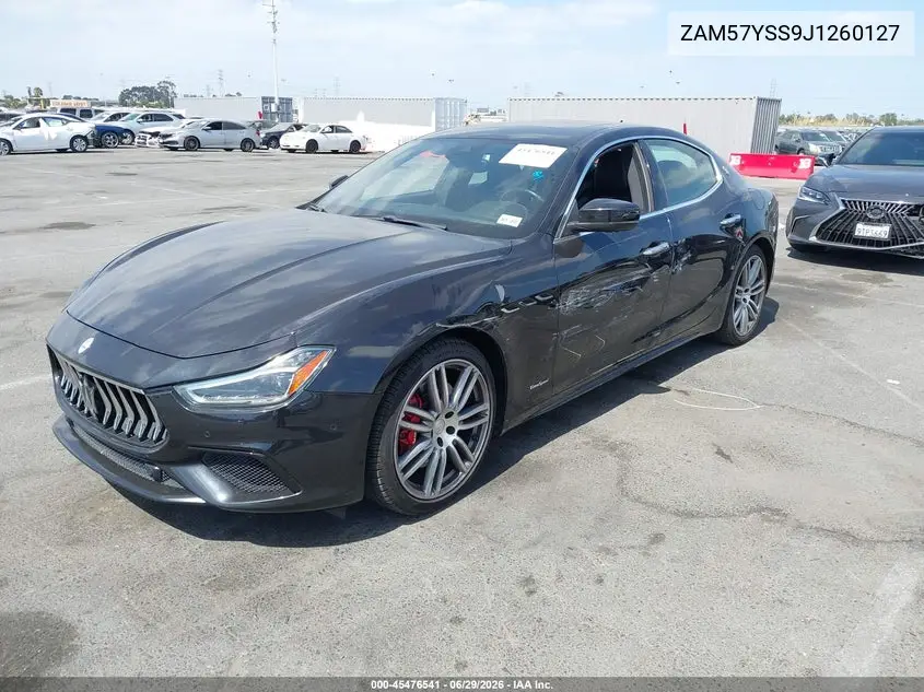 2018 Maserati Ghibli S Gransport VIN: ZAM57YSS9J1260127 Lot: 45476541