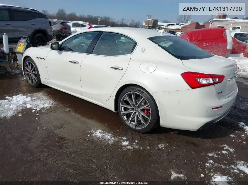 2019 Maserati Ghibli S Q4 Granlusso VIN: ZAM57YTL7K1317790 Lot: 44294413