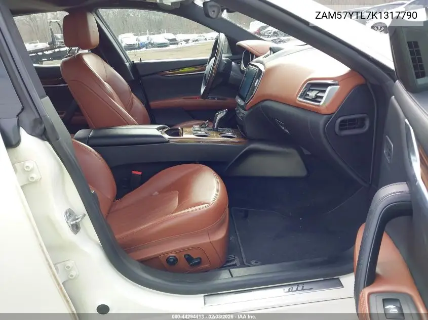 2019 Maserati Ghibli S Q4 Granlusso VIN: ZAM57YTL7K1317790 Lot: 44294413