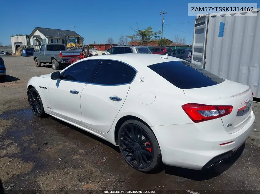 2019 Maserati Ghibli S Q4 Gransport VIN: ZAM57YTS9K1314462 Lot: 44643871