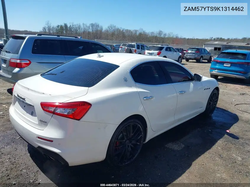 2019 Maserati Ghibli S Q4 Gransport VIN: ZAM57YTS9K1314462 Lot: 44643871