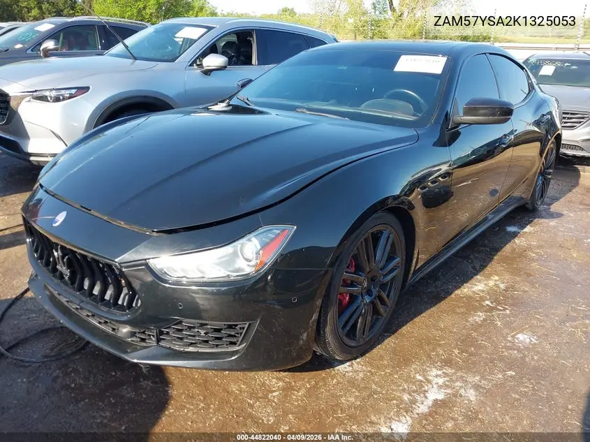 2019 Maserati Ghibli S VIN: ZAM57YSA2K1325053 Lot: 44822040