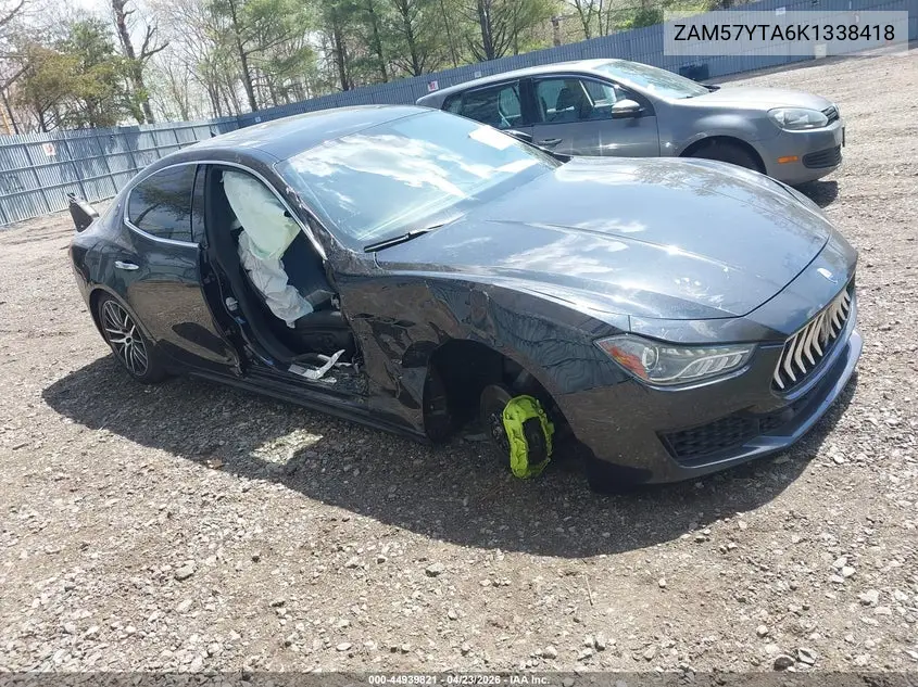 2019 Maserati Ghibli S Q4 VIN: ZAM57YTA6K1338418 Lot: 44939821