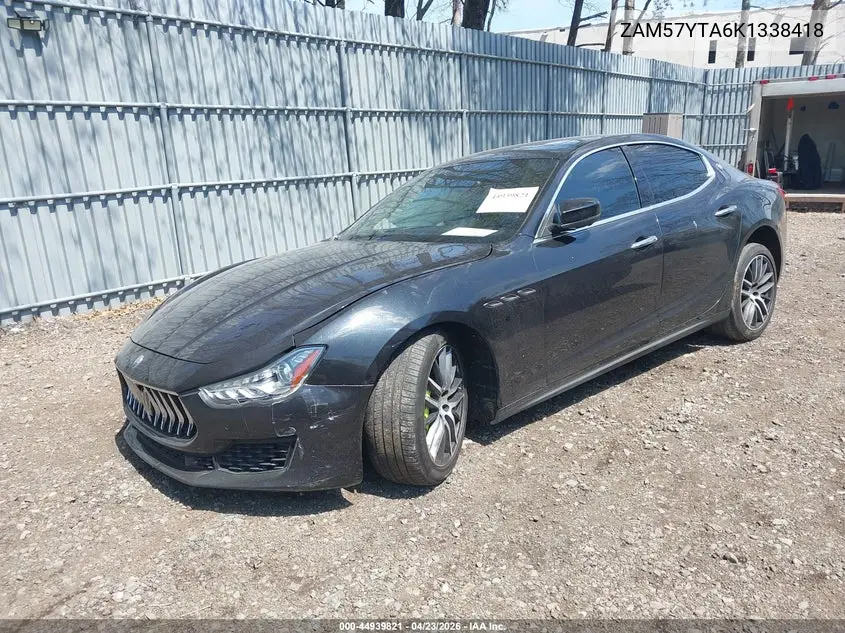2019 Maserati Ghibli S Q4 VIN: ZAM57YTA6K1338418 Lot: 44939821