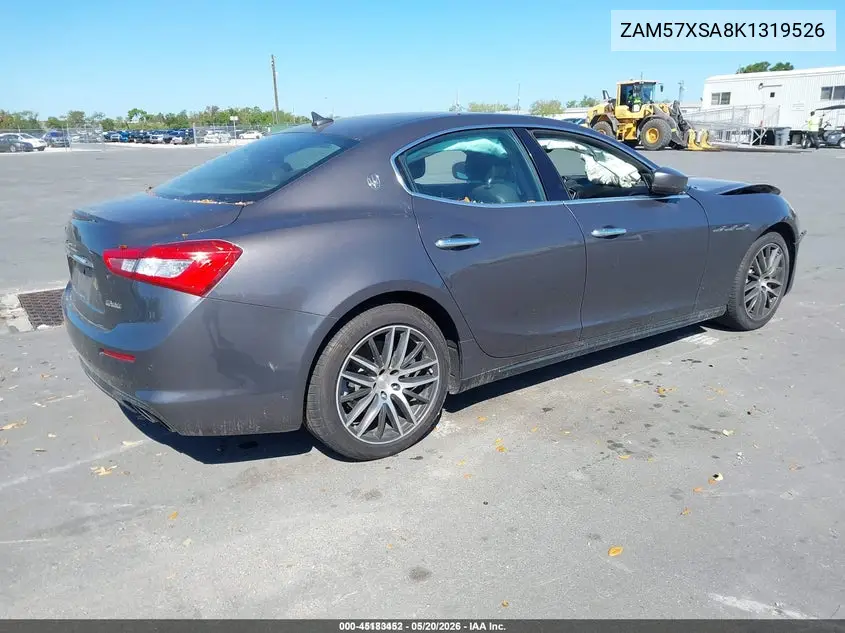 2019 Maserati Ghibli VIN: ZAM57XSA8K1319526 Lot: 45183452