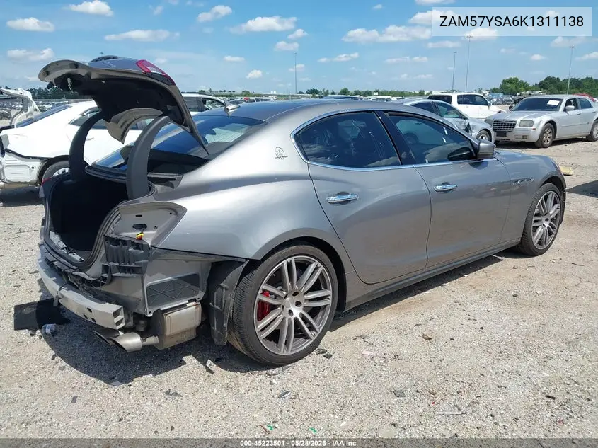 2019 Maserati Ghibli S VIN: ZAM57YSA6K1311138 Lot: 45223501