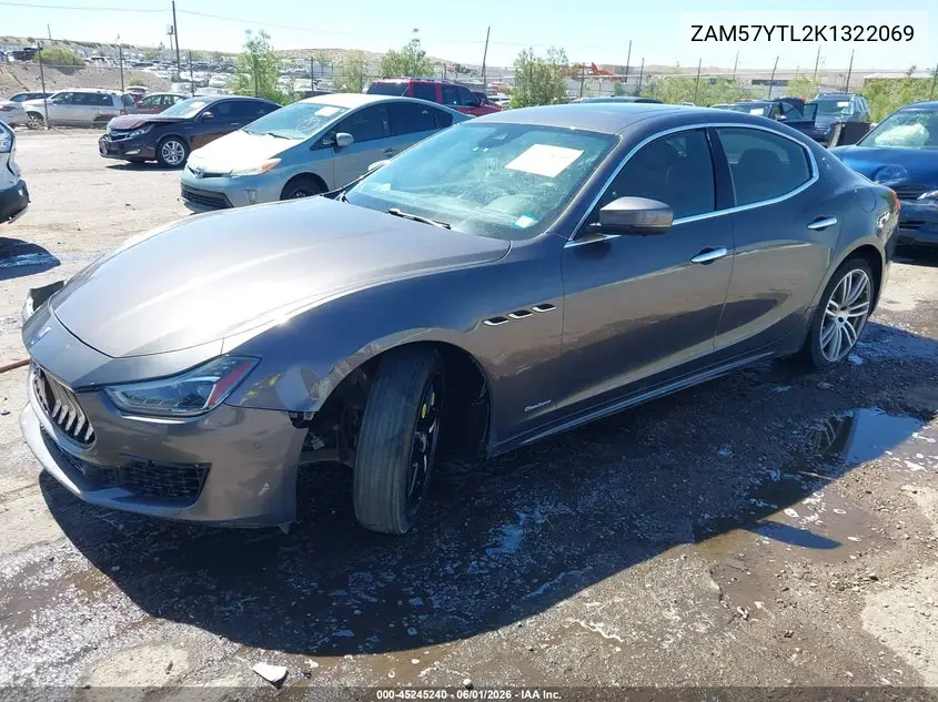 2019 Maserati Ghibli S Q4 Granlusso VIN: ZAM57YTL2K1322069 Lot: 45245240