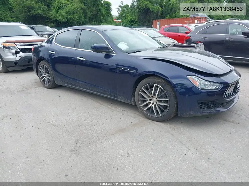 2019 Maserati Ghibli S Q4 VIN: ZAM57YTA8K1338453 Lot: 45307911