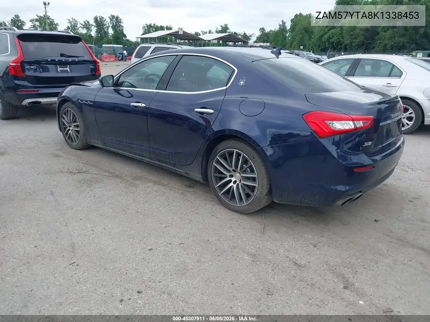 2019 Maserati Ghibli S Q4 VIN: ZAM57YTA8K1338453 Lot: 45307911