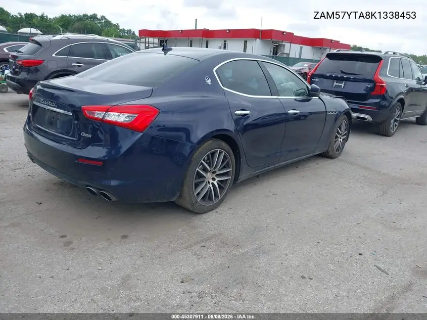 2019 Maserati Ghibli S Q4 VIN: ZAM57YTA8K1338453 Lot: 45307911