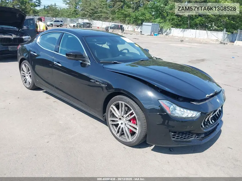 2019 Maserati Ghibli S Q4 VIN: ZAM57YTA6K1308528 Lot: 45361438