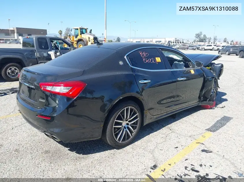 2019 Maserati Ghibli VIN: ZAM57XSA9K1310088 Lot: 45589242