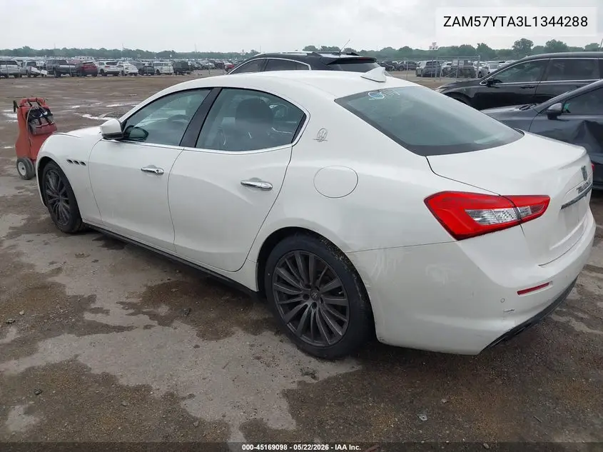 2020 Maserati Ghibli S Q4 VIN: ZAM57YTA3L1344288 Lot: 45169098