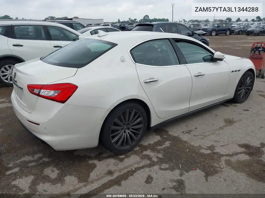 2020 Maserati Ghibli S Q4 VIN: ZAM57YTA3L1344288 Lot: 45169098