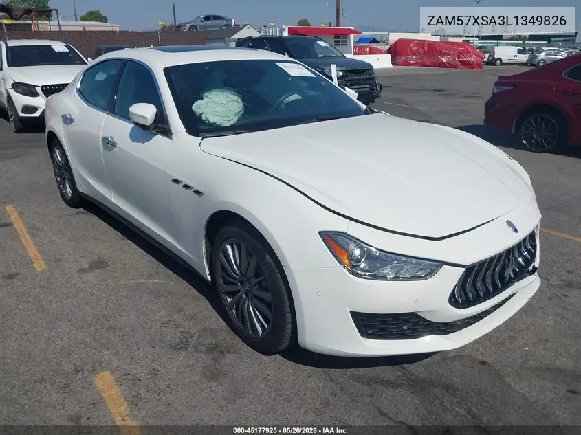 2020 Maserati Ghibli VIN: ZAM57XSA3L1349826 Lot: 45177925
