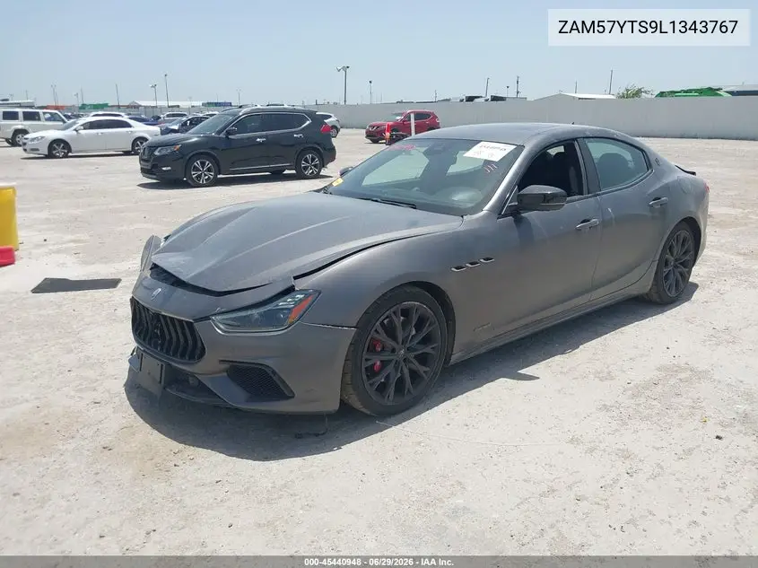 2020 Maserati Ghibli S Q4 Gransport VIN: ZAM57YTS9L1343767 Lot: 45440948